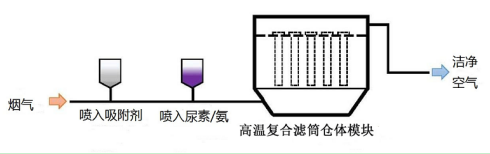 生物质发电锅炉高温复合滤筒尘硝硫协同脱除技术及装备